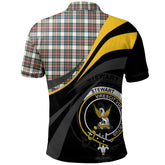 Stewart Dress Ancient Tartan Polo Shirt - Royal Coat Of Arms Style